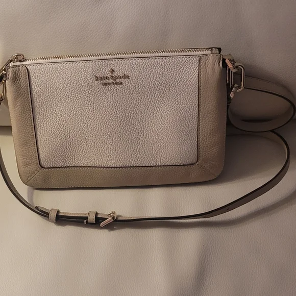 Kate Spade Cream and Tan Crossbody Bag - Picture 2 of 4